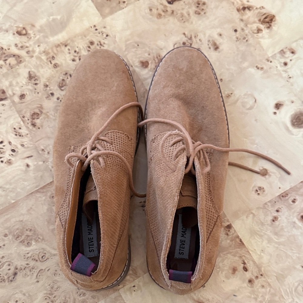 Steve Madden Brown Suede Boots; Size 10